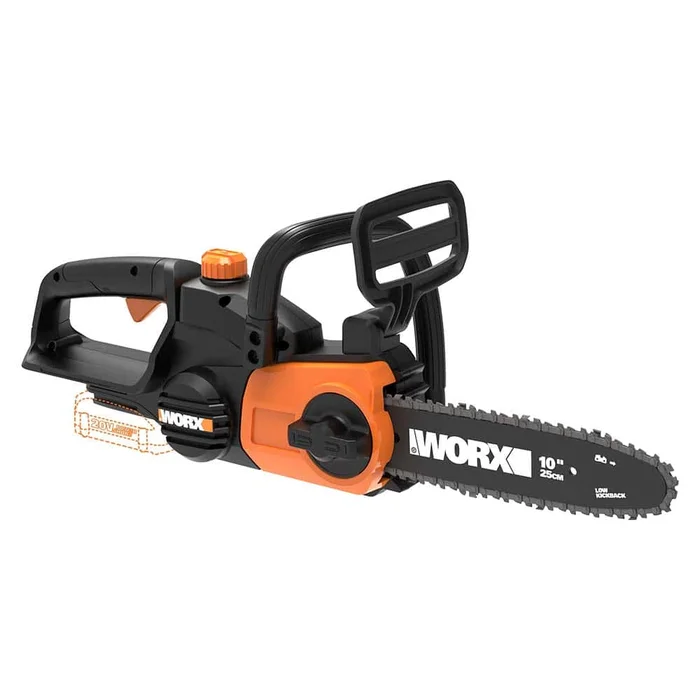 Worx 20V 10″ Cordless Chainsaw Power Share with Auto-Tension (Tool Only) – WG322.9