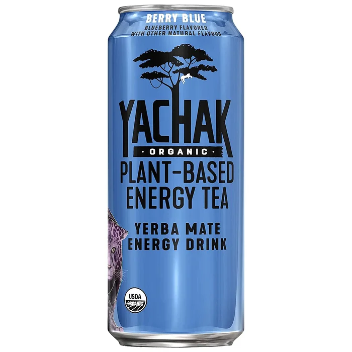 Yachak Yerba Mate, Berry Blue, 16 Oz, Pack of 12