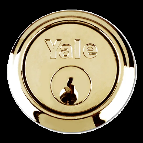 YALE 1109 Rim Cylinder Keyed Alike – Polished Brass