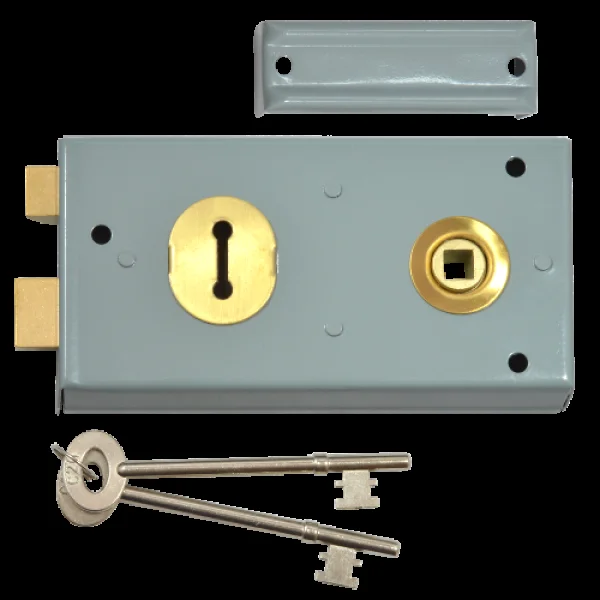 YALE 401 2 Lever Double Handed Rimlock 138mm – Grey