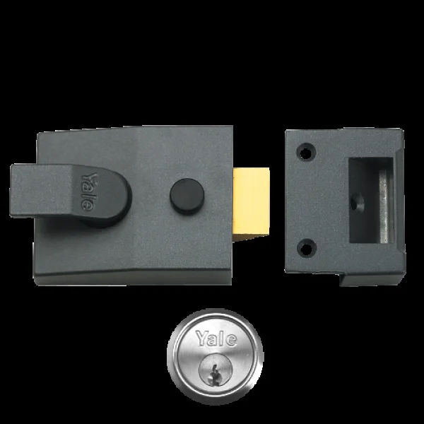 YALE 85 & 89 Deadlocking Nightlatch 60mm Cyl – Satin Chrome