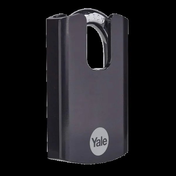 YALE Maximum Security Hardened Steel Closed Shackle Padlock 62mm – Black