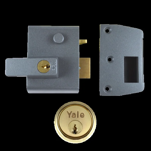 YALE No.1 & No.2 Auto Deadlocking Nightlatch 40mm / – Polished Brass