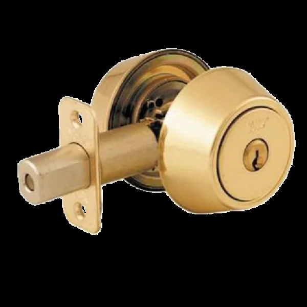 YALE P5211 Key & Turn Deadbolt – Polished Brass