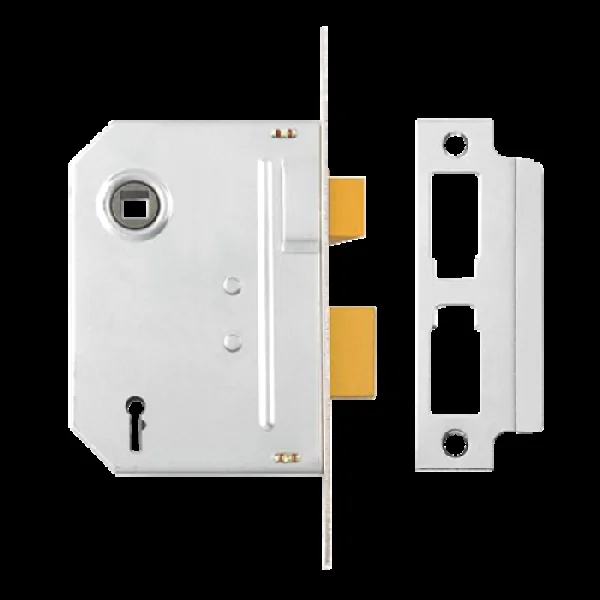 YALE PM246 2 Lever Sashlock 75mm Keyed To Differ – Chrome Plated