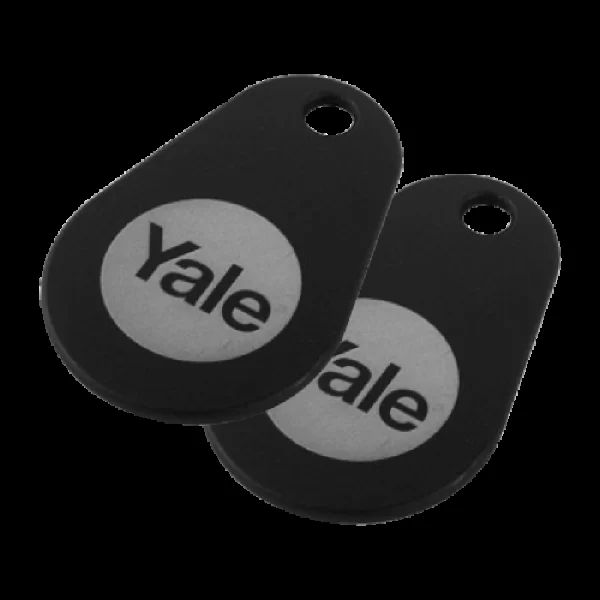 YALE Smart Lock Key Tag Twin Pack – Black