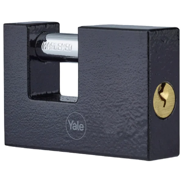 YALE Y113BL Series Cast Iron Shutter Padlock 75mm Y113BL/75/114/1 – Black