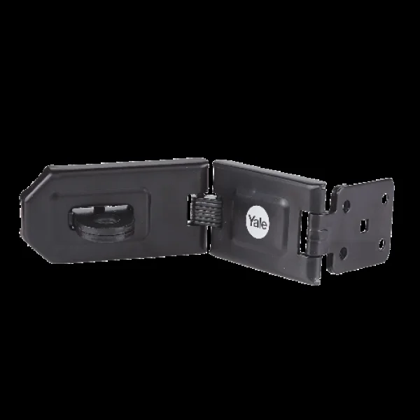 YALE Y155B High Security Hardened Steel Hasp 160mm – Black