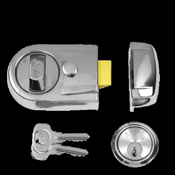 YALE Y3 Non-Deadlocking Nightlatch 60mm – Chrome Plated
