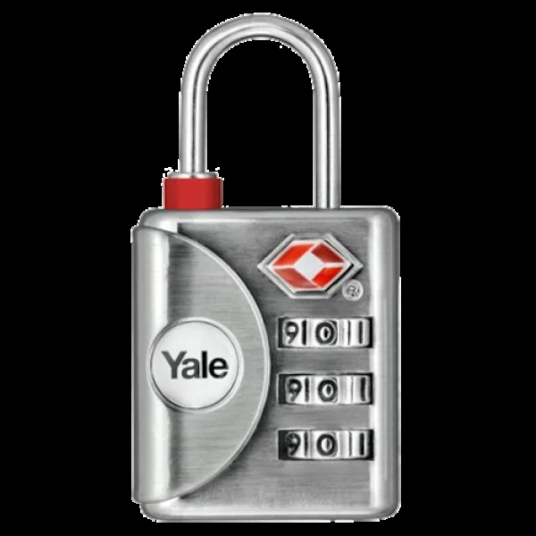 YALE YTP1 TSA Combination Padlock – Silver