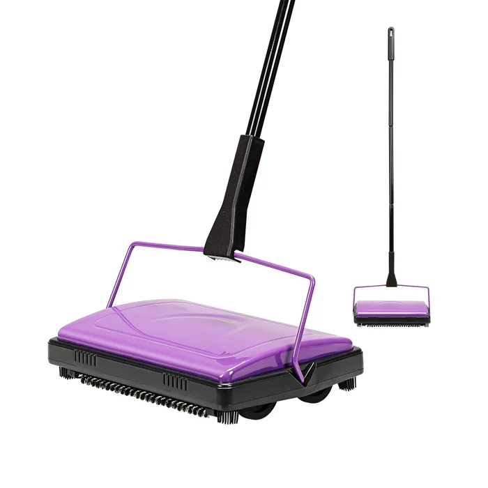 Yocada Carpet Sweeper Cleaner for Home Office Low Carpets Rugs Undercoat Carpets Pet Hair Dust Scraps Paper Small Rubbish Cleaning