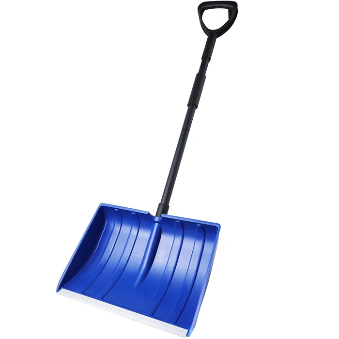 Yocada Snow Shovel for Driveway Home Garage Snow Removal with D-Grip Handle Aluminum Strip Heavy Duty 48 inch Long