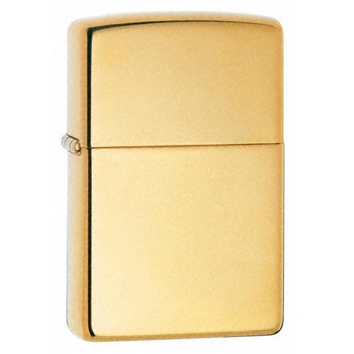 Zippo 254B Classic High Polish Brass Windproof Pocket Lighter