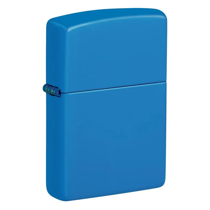 Zippo Pocket Lighter – Classic Sky Blue Matte Metal Windproof | 48628