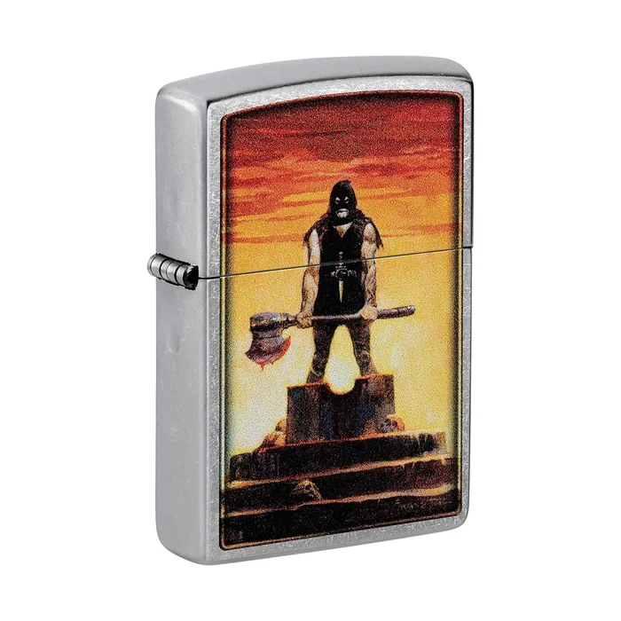 Zippo Pocket Lighter – Frank Frazetta Executioner Windproof Metal Construction | 48556
