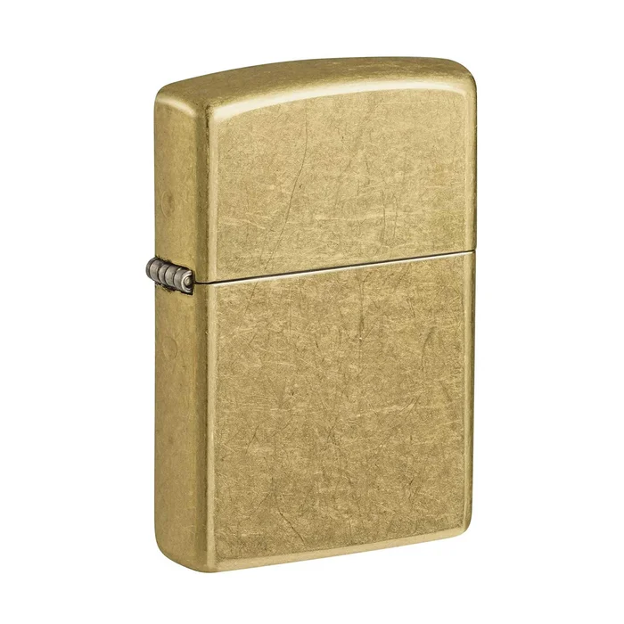 Zippo Pocket Lighter – Street Brass Metal Construction Classic Windproof | 48267