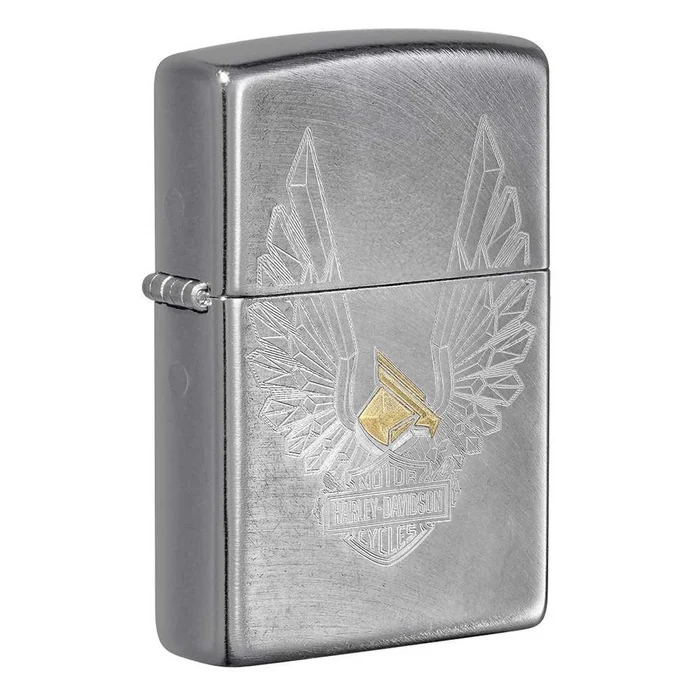 Zippo Windproof Lighter – Harley-Davidson Two-Tone Process Eagle Design | 49464