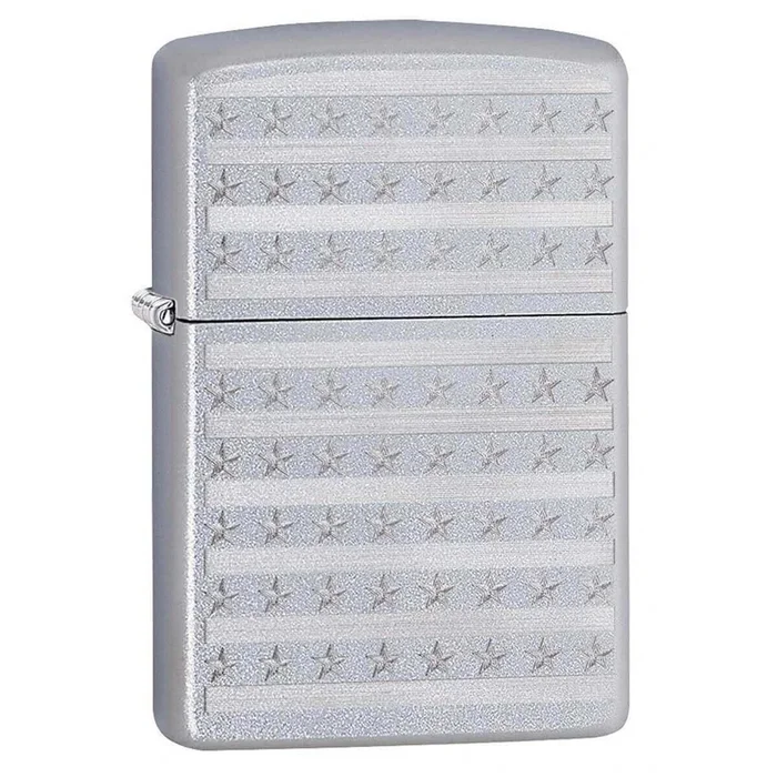 Zippo Windproof Lighter – Patriotic Design Chrome | 49132