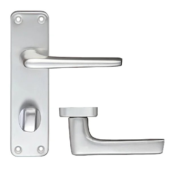 ZOO Lever Handle On Bathroom Privacy Backplate Handle Bathroom Lever