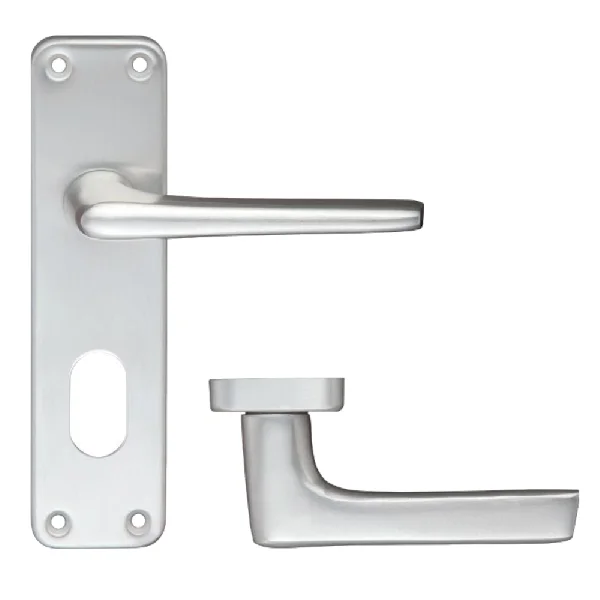 ZOO Lever Handle On Oval Lock Backplate Oval Lever
