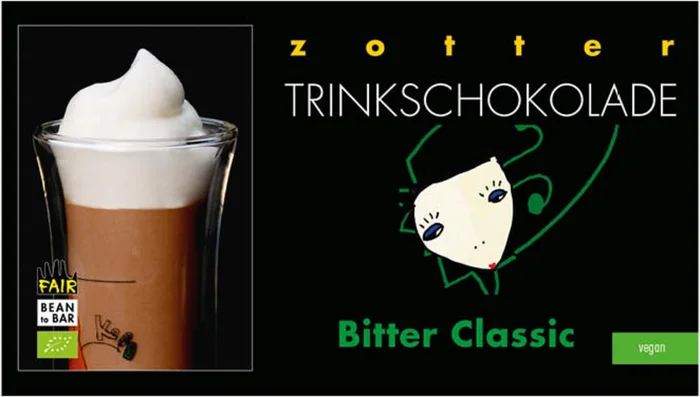 Zotter Schokoladen Drinking Chocolate BitterClassic, 110 g