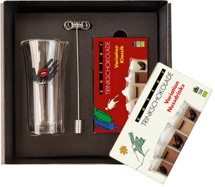Zotter Schokoladen Organic Drinking Chocolate Gift Set – Universal, 3 Pcs